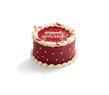 Christmas Candy Cane Piñata Cake