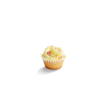 Vanilla Mini Cupcakes (12 per box) 