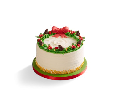 Christmas Red Velvet Wreath Cake